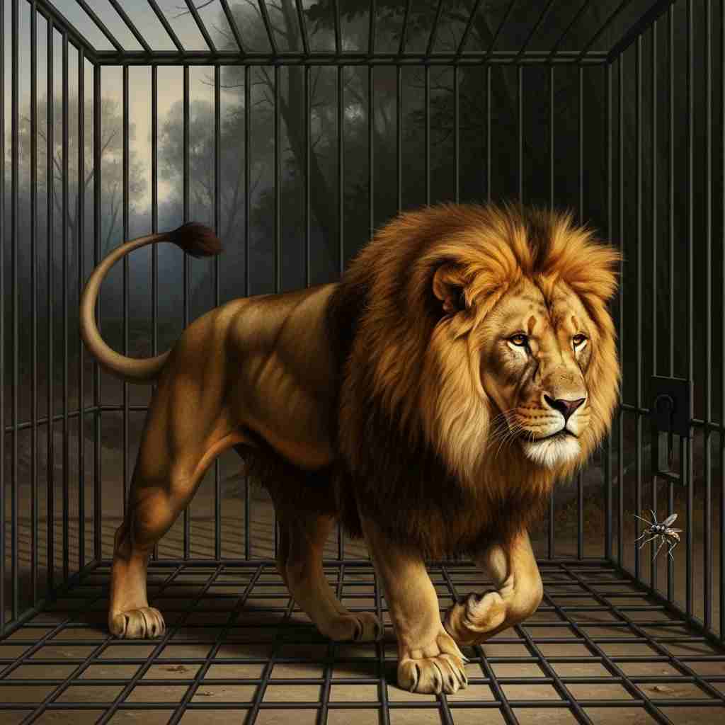 The Captive Lion